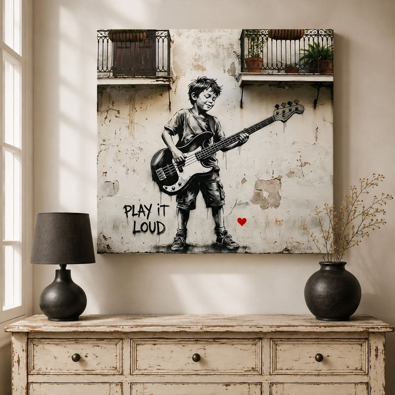 Peinture décorative sur toile