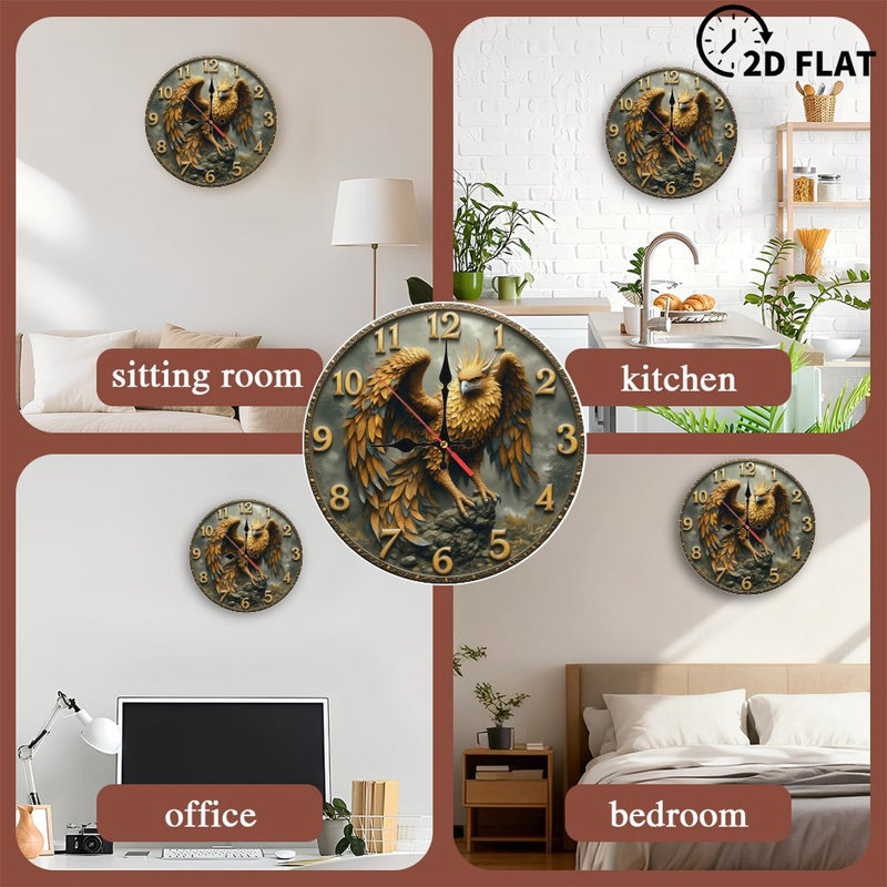 Golden Eagle Clock