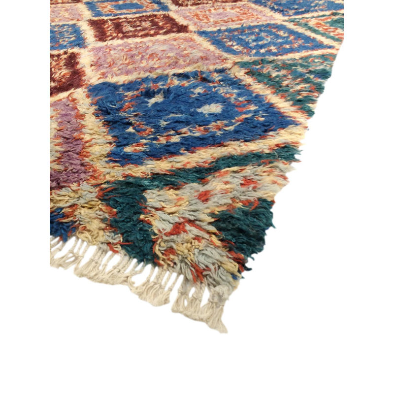 Tapis multicolore 5 pi 5 po x 8 pi 5 po One-of-a-Kind