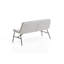 Jacetin Polyester Upholstered Bench