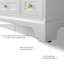 Audrey 84'' Free Standing Double Bathroom Vanity with Calacatta Quartz Top-2114411454-2086319464