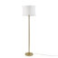 Lampe de table en céramique texturée avec abat-jour cannelé Vesta