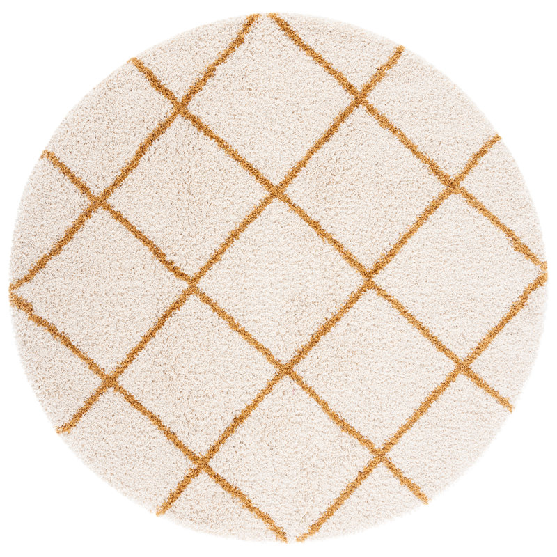 Tapis à motif géométrique Araujo-Espichan, Rond 4 pi