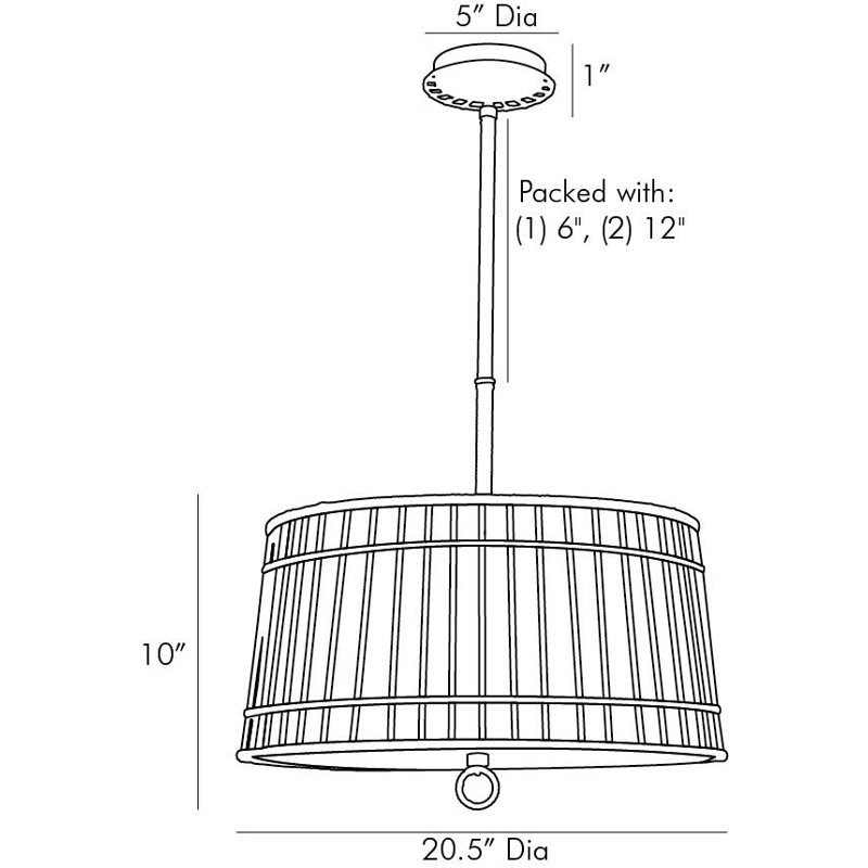 Sea Island 4 - Light Chandelier