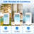 10,000 BTU Portable Air Conditioner - 450 Sq. Ft. Coverage, 4-In-1, Powerful Cool, Sleep Mode, 24H Timer, Window Kit For Bedroom/Apartment-125938538
