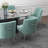 Farr Velvet Upholstered Side Chair With Silver Legs-1217884602
