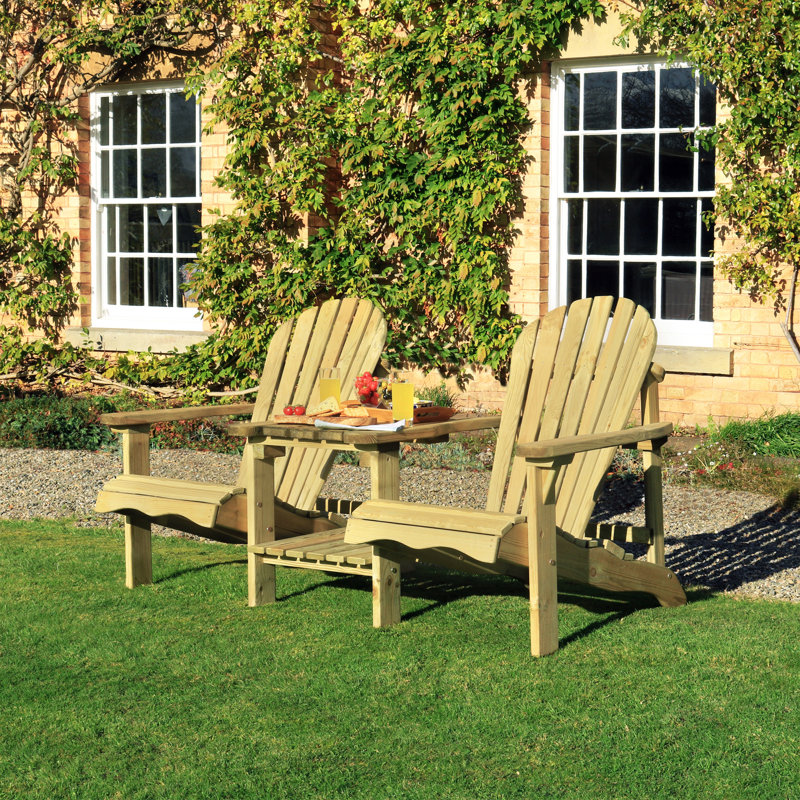 Pauls Valley Outdoor Adirondack Set