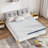 3-inch Memory Foam Mattress Topper  Cover for Back Pain with Cooling and Anti-Slip Features Cooling Gel Mattress Pad for Bed and Sofa Bed-1590339260