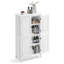 Arhavi 43.5" H 4-Door Floor Storage Cabinet with Adjustable Shelves-1326384471