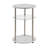 Edwin 25.25'' No Tools 3 Tier Glass Round End Table-1595204278