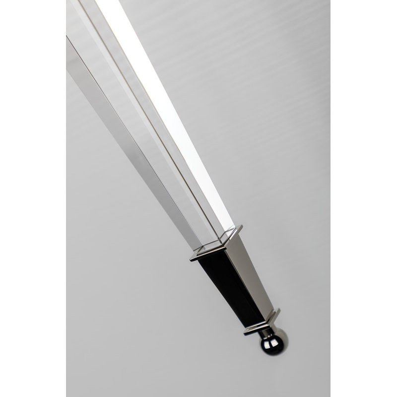 Ruskin 1 - Light Wallchiere, Polished Nickel