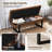Donne 52'' Wide Leather upholstered Storage Bench-2095878196