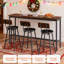 Ensemble de table de bar et chaises pour 3