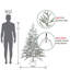 5' Flocked Alpine Twig Artificial Christmas Tree - Unlit