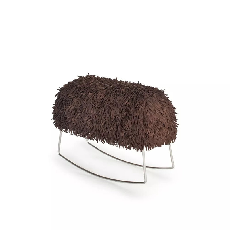 Rocking Stool, Brown