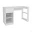 Bureau d'ordinateur, 1 tiroir, 2 tablettes, blanc-954964654