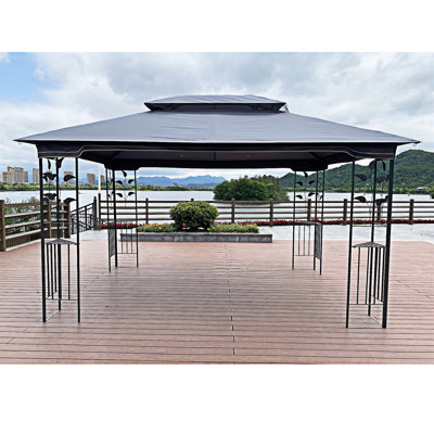 Tente d'auvent pour patio avec toit double ventilé