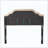 Tufted Upholstered Headboard With Solid Wood Durable Metal Legs Adjustable Height Nailhead Trim And Modern Button Tufted Fabric For Bedroom-523193025