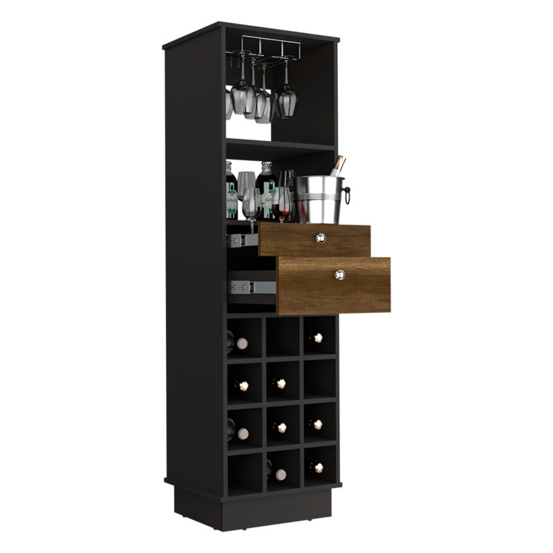 Schuldt Bar Cabinet with Wine Storage