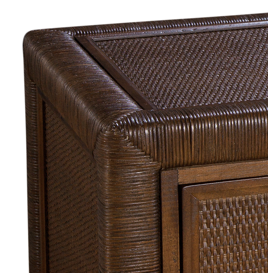 Warwick 6-Drawer 54" W Double Dresser, Satin Brass, Hazel