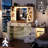 Makeup Vanity Desk With Storage Cabinet and Power Outlet-1588212973