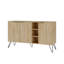 Jaycee 142 Cm Wide Sideboard | Stylish Storage Cabinet with Metal Hairpin Legs-1367084903