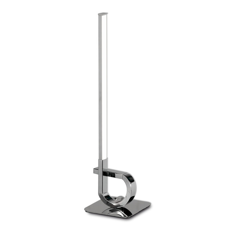 Wentworth Aluminium Table Lamp, Polished Chrome