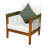 [Set Of 2] Acacia Wood Outdoor Club Chair-74585518-74585522