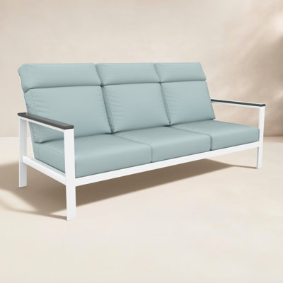 Townsend Metal Outdoor Sofa With Sunbrella Cushion