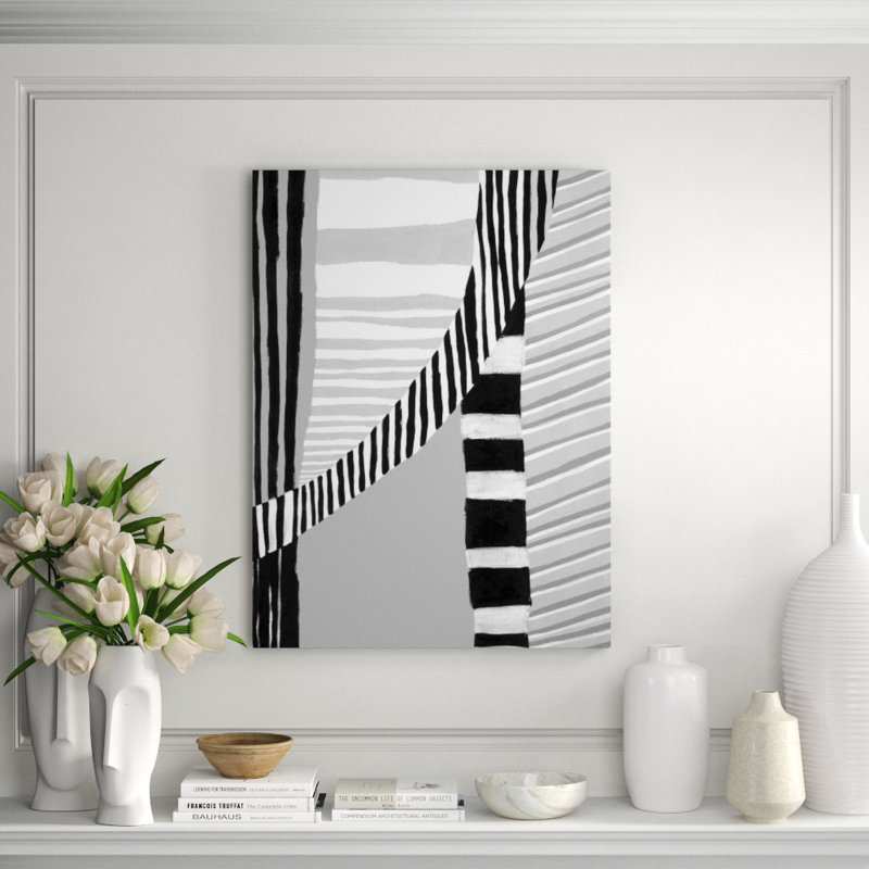 Visions II Print by Bobby Berk, Image Brush Gel, 32" H x 24" W x 1.5" D