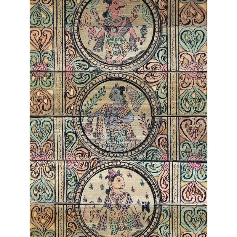 Vasudev Carring Vaasudev | Paata, peinture de l'Orissa
