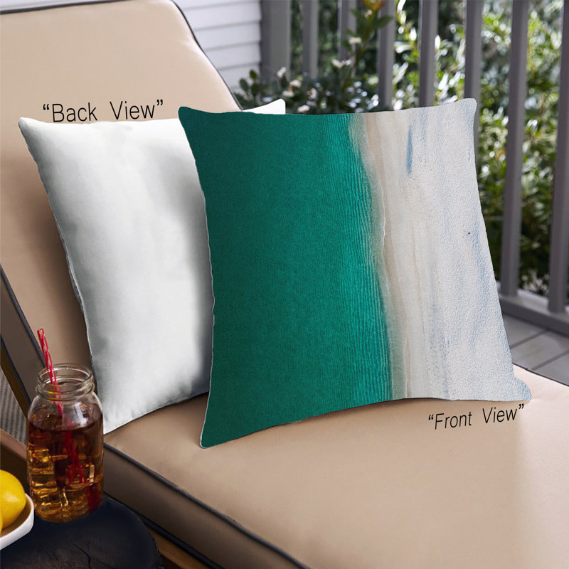 Coussin décoratif Color Focus Blue 36, Synthétique
