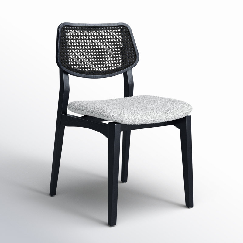 Adalay Cane Dining Chair, Crafted Glaze/Ebano Frame