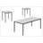 Table Set With Black Metal Frame-1688212063