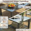 Mobilier d'extérieur moderne 7 places avec table basse et table d'appoint-1626573704