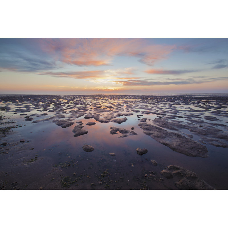 Wadden Sea Twilight - Wrapped Canvas Print, 30cm H x 46cm W