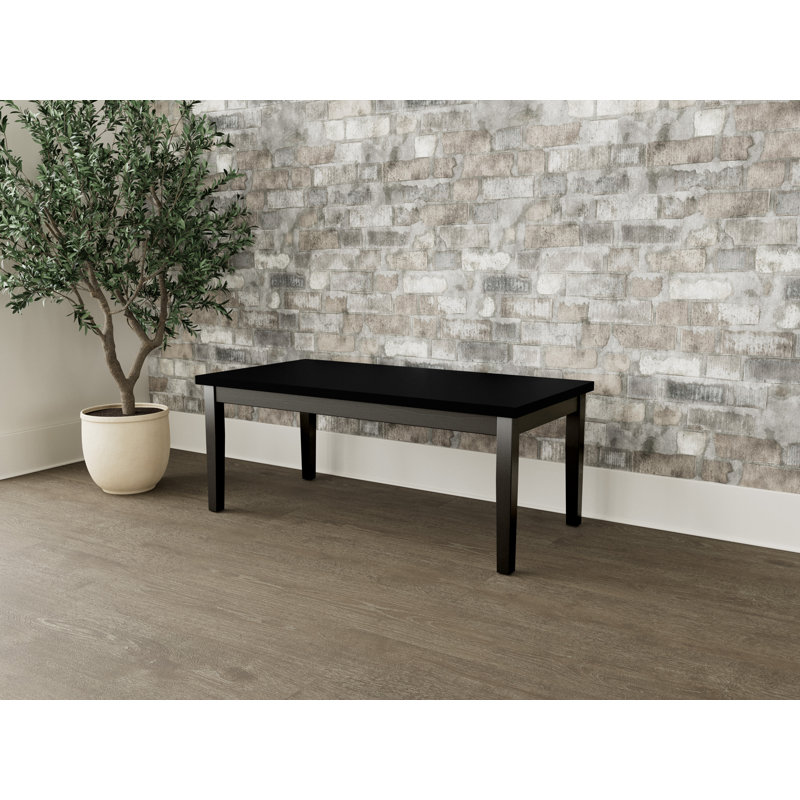 Table basse en bois Lenox, Noir, noir, noir, noir