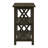 2-Shelf Wood Entryway Console Table, Deep Merlot