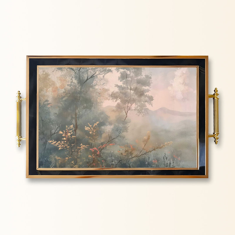Élégant plateau en verre de 19,7 po x 11,4 po x 1,4 po | Fabrication 100% verre durable | Facile à nettoyer avec un chiffon humide | Idéal pour le service, la présentation décorative et l'organisation | Ajout élégant à la décoration intérieure