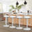 Swivel Upholstered Adjustable Height Counter Stool-1672329946