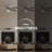 42 Inch Flush Mount Ceiling Fans With Lights And Remote Control Low Profile Ceiling Fan For Bedroom Living Room Nickel-1048169349