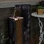 Fontaine en métal avec lumière Ansleigh
