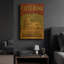«Coffee Blend I» par Daphne Brissonnet, art mural en métal doré, 16 po x 24 po-133037547