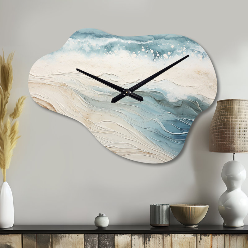 Horloge murale en métal Climmie, Grand