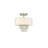 Claudelle Fabric Semi Flush Mount-429562378