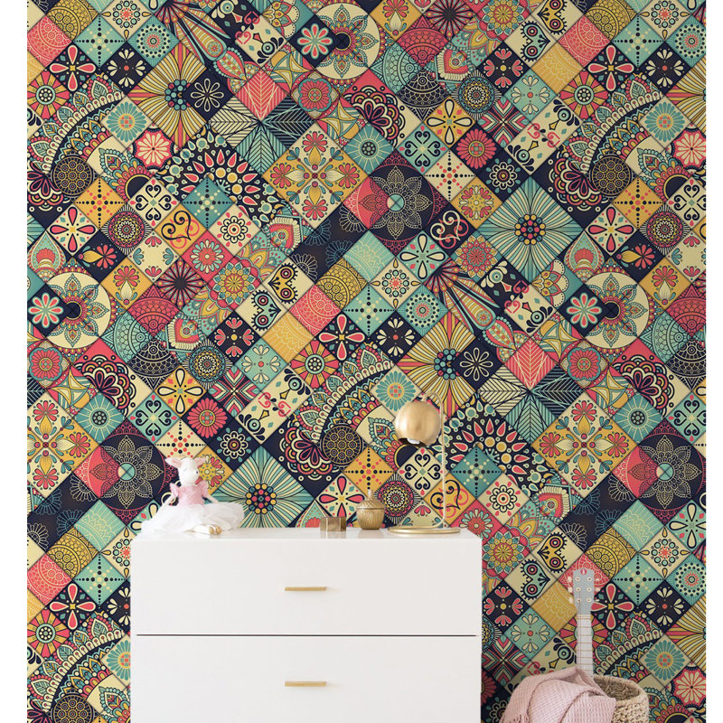 Lateefah 2.5m x 1.04m Matte Mural, 290 x 290cm