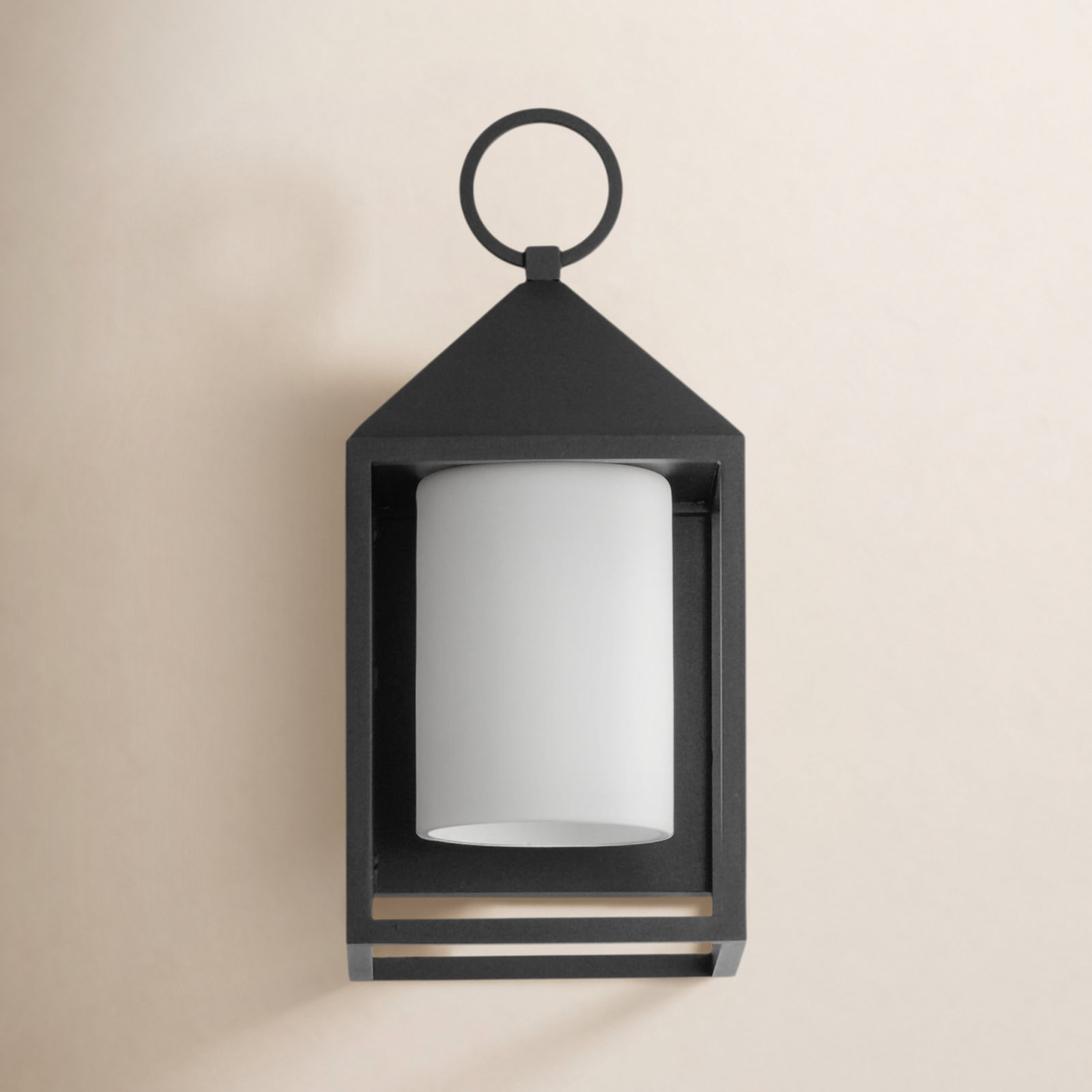 Munich Single Light Outdoor Aluminum Wall Light, 13.25" H x 6" W x 6.75" D