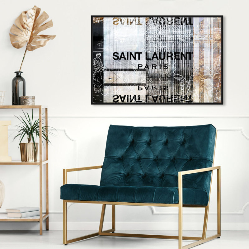 Laurent Empire - art textuel, H 24 po x l 36 po