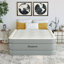Matelas gonflable surélevé 20 po Beautyrest Luxaire avec dessus ventilé, pompe d'arrêt automatique, fabrication étanche à l'air