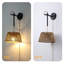 Elena Rattan Plug-in Swing Arm Sconce with Bulb Included